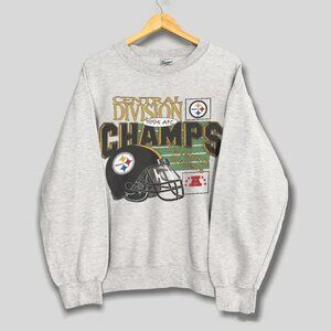Vintage 1994 AFC Pittsburgh Steelers Central Division Champions Sweatshirt